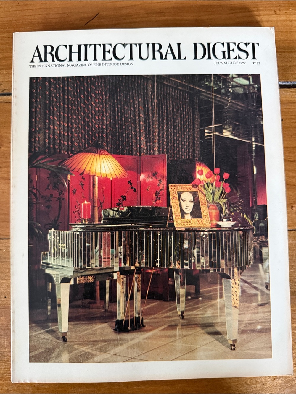 Architectural Digest Magazine Cover - July/august 1977
